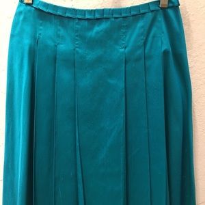 Calypso St Barth 100% Silk Pleated Skirt Size XS